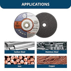 Benchmark Abrasives 3" x .040" x 3/8" Thin Metal Cutting Wheels - 25 Pack