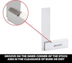 Groz 01001 3" Precision Steel Square, 16 Microns Squareness