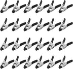 Lot of 24-6" inch Spring Clamp Large Super Heavy Duty Spring Metal Black - 3 inch Jaw Opening