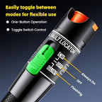 Visual Fault Locator,30KM Red Light Fiber Optic Cable Tester Meter, Cable Test Equipment Suitable with 2.5 mm Universal Connector FC Male to LC Female Adapter for CATV Telecommunications