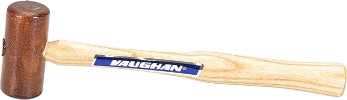 VAUGHAN Rawhide Mallet, Non Marring, Hardwood Handle, 4 oz, RM125, VN58210