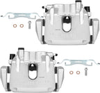 cciyu Front Left & Right Brake Calipers Assembly w/Bracket 18B5297 18B5296 2011 2012 2013 2014 2015 2016 2017 2018 For Dodge For Durango,2011 2012 2013 2014 2015 2016 2017 For Jeep For Grand Cherokee