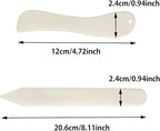 11 Pieces Bookbinding Kit Starter Tools Set Bone Folder Paper Creaser, Waxed Thread, Awl, Large-Eye Needles for DIY Bookbinding Crafts and Sewing Supplies