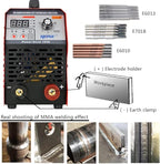 HONE ARC Welder, Actual 185Amp 110V/220V Stick Welder with Lift Tig Function, Digital IGBT Inverter Welding Machine with Hot Start Arc Force Anti-Stick VRD, High Duty Cycle for 1/16"-5/32" Welding Rod