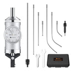 Neoteck Coaxial Centering Indicator 0-0.15''/0.0005'' Dial Indicator Set with Storage Case Accurate Co-Ax Indicator for Milling Machine Center Test Dial-Silver