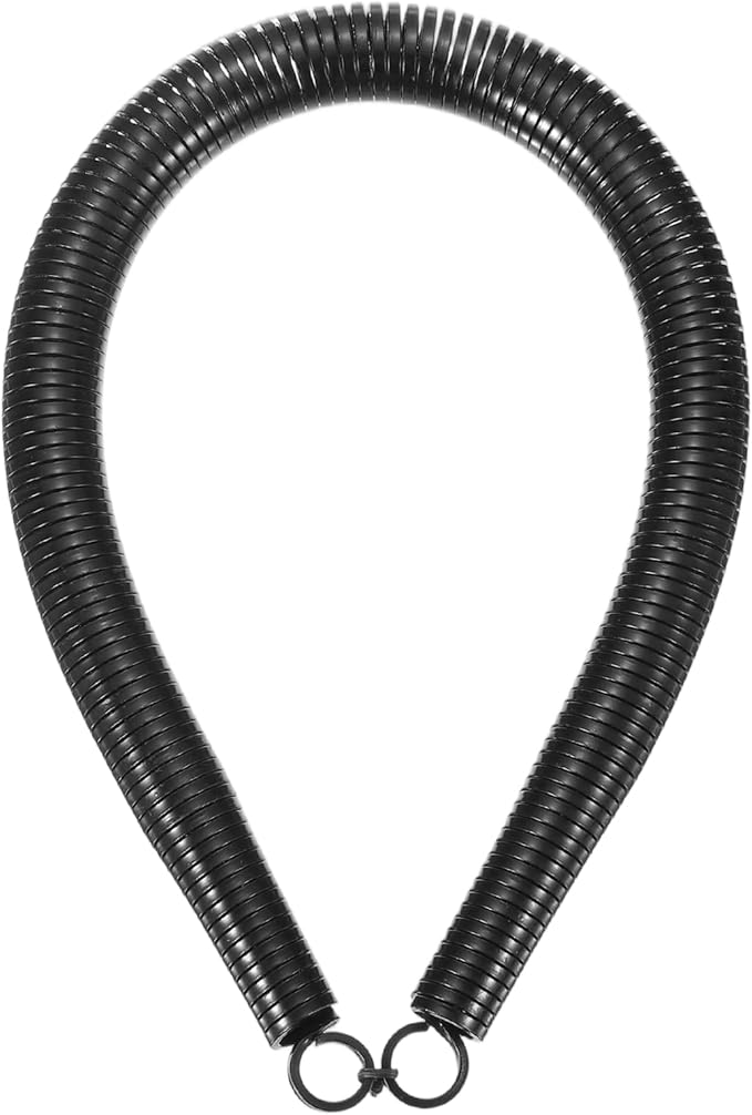 HARFINGTON PVC Spring Tube Bender 22.2mm OD 520mm Long C Type Conduit Pipe Bender Bending Spring for Pipe Bending Devices in Home Hydropower, Black