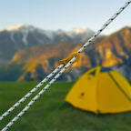 GEERTOP 6 Pack 5 mm Guy Lines Ultralight Tent Cords with Aluminum Adjuster Tensioner Outdoor Camping Guylines Ropes for Tent Tarp, Canopy Shelter, Climbing, Hiking Backpacking Survival Gear