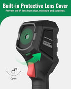 HF256 Thermal Imaging Camera, 256 x 192 IR Resolution, Super Resolution 320 x 240 Therma Camera, 3.2" LCD Screen, 25 Hz Frame Rate, High/Low-Temperature Alarm, 16 GB Storage Infrared Camera