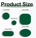 45PCS Nylon Repair Patch Self-Adhesive Pre-Cut Fabric Patch Down Jacket Repair Patches for Puffer Jackets Tenacious Tape Polyester Waterproof Lightweight Tent Repair Patch for Clothes Bag(Green)
