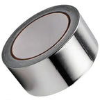 Thicker Aluminum Foil Tape 2-inch x 50Ft Heavy Duty High Temp Silver Tape for HVAC Duct work, Dryer Vent Seal, Car Exhaust Repair, Stove Pipe Wrap, Metal Patch, Heat Insulation, EMI Shield, DIY Crafts