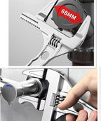 Adjustable Wrench Large Opening Short Handle Wide Jaw Mini Monkey Spanner Plumbing Pipeline Bathroom Tools