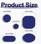 45PCS Nylon Repair Patch Self-Adhesive Pre-Cut Fabric Patch Down Jacket Repair Patches for Puffer Jackets Tenacious Tape Polyester Waterproof Lightweight Tent Repair Patch for Clothes Bag(Blue