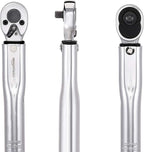 AmazonBasics 1/4-Inch Drive Click Torque Wrench - 35-200 in.-lb, 3.95-22.5 Nm