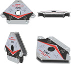 GUTIMORE 55LB Welding Magnet 3pcs,Magnetic Arrow Holder and Clamps, 45 90 135 Degree Angle Holding Magnet, Holding Power Welding Accessories