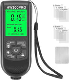 Paint Thickness Gauge Meter Fe/NFe Probe Coating Thickness Gauge Professional Multifunctional Car Paint Depth Gauge Test Precise HW-300PRO for Car Automatic Detection(black) (black)
