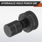 HARFINGTON Hydraulic Hole Punch Die 4.5x4.5mm Square Hole 40Cr Steel Electric Punching Kit for CH70 Electric Punching Machine, Black