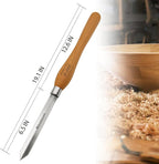 Diamond Parting Tool for Wood Lathe 3/16 inch Thick, M2 Cryo HSS Wood Turning Tools with Beech Wood Handle