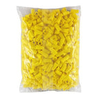 UL Listed Yellow Electrical Wire End Connectors Ribbed Caps Bulk 500 Pack Small Twist-on Wire Connectors Nuts 22-10 AWG,P4 Type Screw Terminals