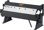 VEVOR Box and Pan Brake, 24in, Portable Metal Bender with 0-135° Bending Angle, Capable of Handling 20 Gauge Low Carbon Steel & 14 Gauge Aluminum, with 5 Adjustable Fingers for Sheet Metal Bending