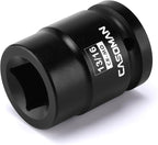 CASOMAN 3/4-Inch Drive 13/16-Inch Square Impact Socket, 4-Point, SAE, CR-MO