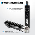 Dual-End Rimming & Deburring Tool, Internal & External Pipe Deburring Tool for 3/16" to 1/2" Tubing, Achieve Optimal Tubing Flaring for Brake/Copper/Hydraulic Lines