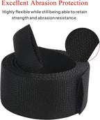 2 in 1 Heat Shrink Braided Sleeving Fabric Tubing-Perfectly fit Irregular Shape Hose/Cable/Wire (3/8"(10mm), 22FT)