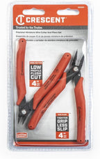 Crescent Shear Cutter Mini Pliers Set - Electrician Tool for up to 20-Gauge AWG Soft Wires (0.8 mm) - Premium Hand Tool - 2-Piece Set - S2KS5NN