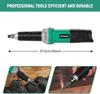 Hoteche 1/4-Inch Electric Die Grinder 6-Amp Heavy Duty Compact High-Speed Rotary Die Grinder Tool for Precision Grinding, Cutting, and Polishing