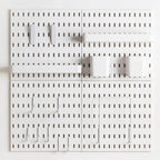 8-Pack 22"x44" Plastic Pegboard Panels Durable Modular Organizer Boards for Wall Storage, Garage, Workshop & Craft Room – Lightweight & Easy to Install