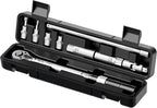 AEROFORCE 9Pcs Magnetic Spark Plug Socket set with 3/8-inch Drive Torque Wrench Set（5-45 Lb.ft/6.8-61.2 Nm）,12-Point Sockets 14mm & 16mm, a 10 Inch Extension bar and a Universal Joint