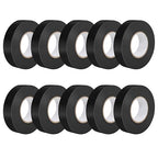 Electrical Tape, Black, 3/4 inch x 65 ft, High Temperature Electric Tape Weatherproof for Home DIY, Repairs, Electrical, Automotive and Equipment, 10-Pack (10)