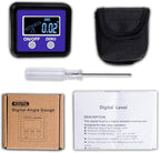 Digital Angle Gauge and Protractor, eOUTIL Digital Angle Finder Inclinometer Level Box with Magnetic Base for Woodworking, Table Saw, Construction, Drilling Machinery, Masonry