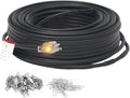 HEATIT 8JHSF1 Self Regulating Pre-Assembled Heating Cable with Spacer and Clips, Heat Tape for Roof Deicing and Pipe Freeze Protection,120V 8W/ft, 24FT
