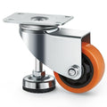 VEVOR Leveling Casters, Set of 4, 1800 lbs Total Load Capacity, 3 inches Diameter, Heavy Duty 360 Degree Swivel Caster Wheels, Adjustable Casters with Feet for Workbench, Machine, Equipment, Furniture