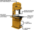 Powermatic ArmorGlide 18-Inch Woodworking Bandsaw, 5 HP, 230V 1Ph (Model PM1800BT)