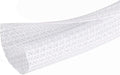25ft - 1/2 inch Cord Protector Cable Sleeve Split Wire Loom Tubing for Power Cord Audio USB Cable, Cord Sleeve Cable Management for TV Computer, Cord Protectors from Pets Chewing, White