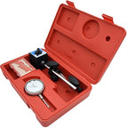 Dial Indicator with Magnetic Base, 0-1.0" Tester Gage, 0.001" Precision Test Indicator with Point Precision Inspection Set,Magnetic Dial Indicator Base Holder with Fine Adjustment Long Arm