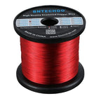 BNTECHGO 26 AWG Magnet Wire - Enameled Copper Wire - Enameled Magnet Winding Wire - 3.0 lb - 0.0157" Diameter 1 Spool Coil Red Temperature Rating 155℃ Widely Used for Transformers Inductors