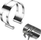 2.5 Inch Stainless Steel Exhaust Clamp, Universal for Welding and Exhaust Pipe Repair (2.5 inches)
