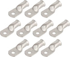 10pcs 3/0 AWG-5/16(M8) Tinned Copper Ring Terminals Battery Lugs, Heavy Duty Wire Lugs, Battery Cable Connectors