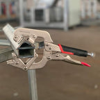 Monster & Master Welding Pipe Plier Clamp, Fast Release, C-Clamp Locking with Large V-Pads, 10 Inch, 1pcs, ATHUS-MM-WLP-S9