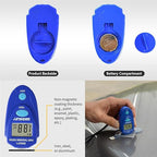 allsun EM2271 Portable Paint Coating Thickness Meter 0-2mm/80mil,Non-Destructive Coating Tester for Iron Steel Aluminum with Auto Shut-off