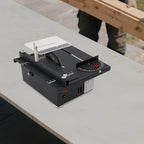 3000RPM Portable Sliding Cut-Off Table Saw | 0-90° Adjustable Mini Cutter for Wood, Plastic & Model Crafts | DIY Woodworking Tool