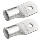 SELTERM 2pcs 3/0 AWG 1/4" Stud Tinned Copper Wire Lugs, Battery Lugs, Ring Terminals, Battery Cable Ends, 000 Gauge Ring Terminal Connectors, UL Marine Grade Electrical Battery Terminal Connectors