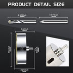 5-1/2inch | 140mm Diamond Hole Saw with Center Drill bit and Diamond-Coated Center Drill bit for Ceramic Glass Marble Fiberglass Granite and Porcelain Tiles by CENYB