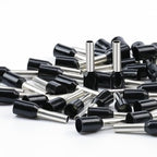 AIRIC UL Listed Wire Ferrule Connectors 16 Gauge - DIN Standard - Crimp Copper Ferrules Terminals Wiring Electrical Connector Nylon Insulated Pin Cord End Terminal 16 AWG, Black, 200 Pcs