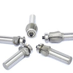5Pcs Edging Fluting Bits Set,1/2" Shank, Concave Sunk Bead Router Bits Radius R4mm,R5mm,R5mm,R11.3mm,and R13.6mm,Bearing Guided Decorative Edge Bits for Wood Profiling,Molding