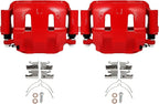SCITOO 18-B4791 18-B4790 Front Left & Right Disc Brake Calipers Assembly w/Bracket For Ford For Excursion 2000-2005,For Ford For F-250 Super Duty 1999-2004,For Ford For F-350 Super Duty 1999-2004