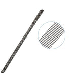 Murtenze 12PCS Spiral Scroll Saw Blades, Plain End Saw Blades Assortment for Wood Metal Cutting Sawing Carve (#3 Metal Cutting)