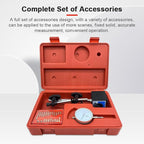 Electronic Digital Dial Indicator with Magnetic Base Holder Fine Adjustable Long Arm 0-1" / 25.4mm Inch/Metric Conversion Professional Gauge 0.01mm/0.001"